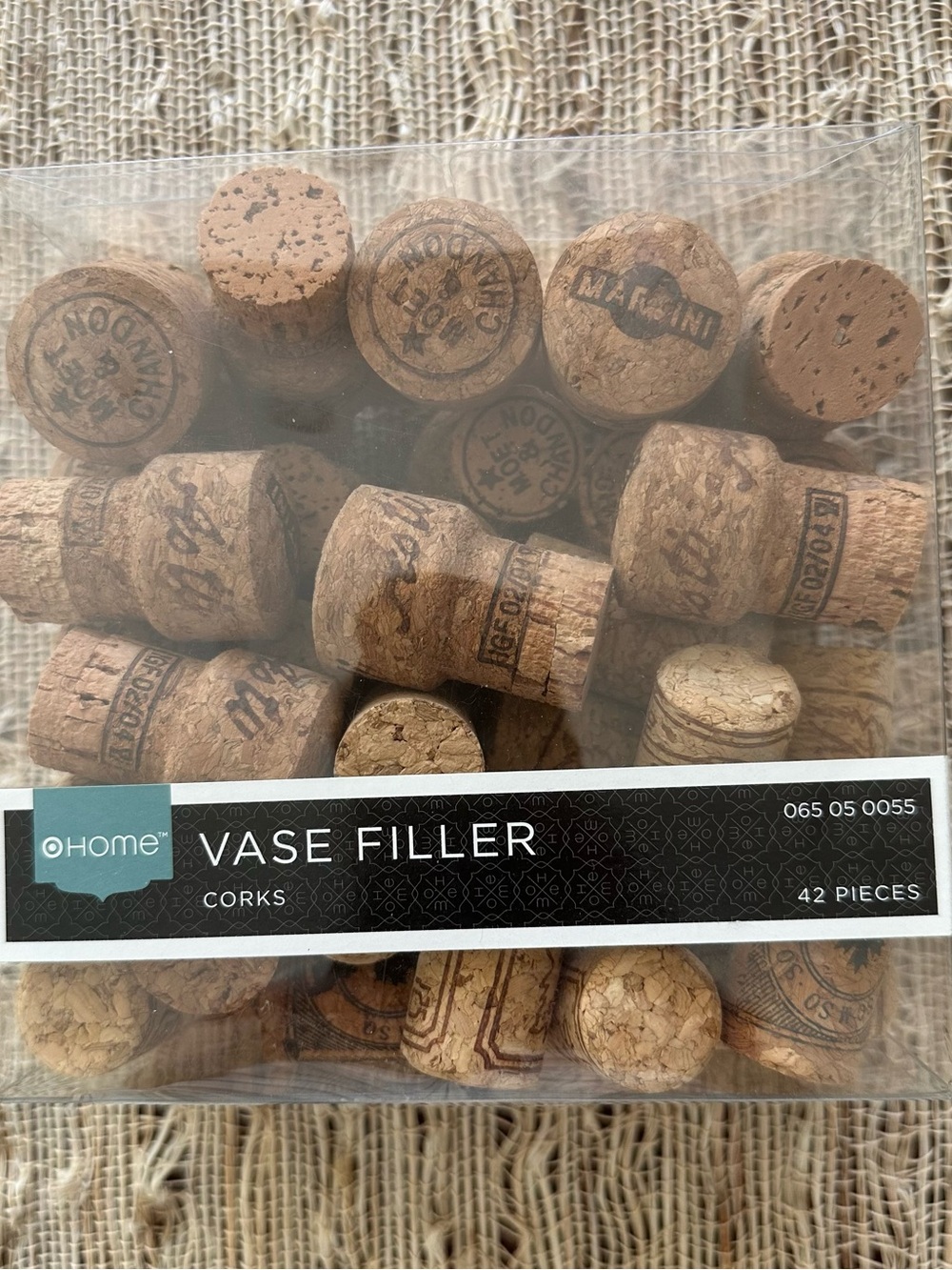 Home Vase Filler Wine Bottle Corks 42 Pieces NIB